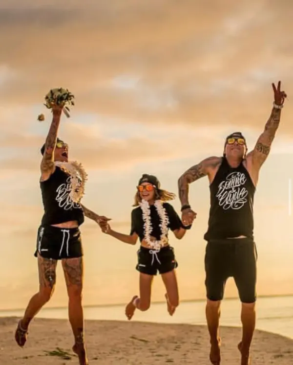 Brand campaign photography at a Maldives overwater bungalow